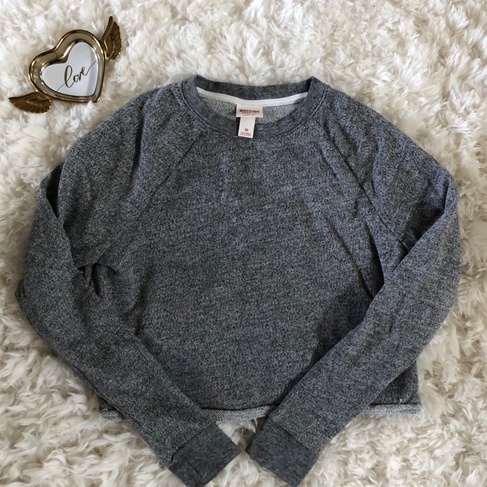 Crop top sweatshirt
